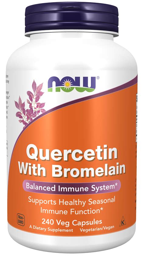 now quercetin bromelain.